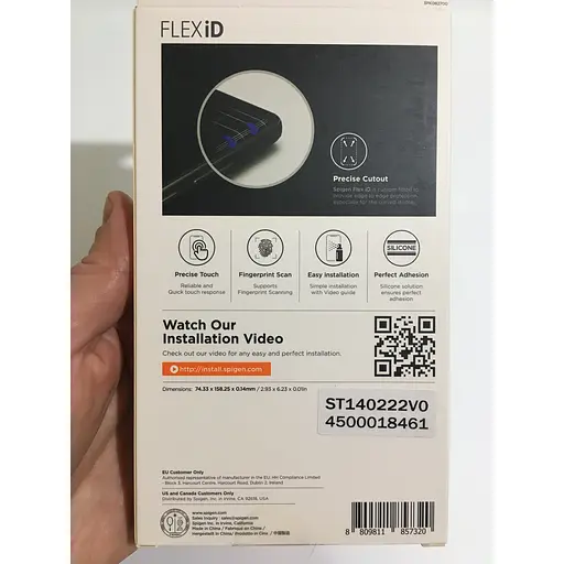 Плівка захисна Spigen Screen Protector FlexiD Solid до Samsung Galaxy S22 Ultra S908 AFL04143 (1шт. у комплекті) - фото 2