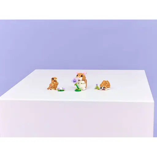 Конструктор LEGO Creator Чарівний хом'як з квіткою 166 деталей (31376) - фото 8