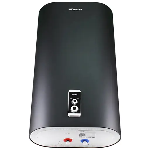 Водонагреватель Willer Spring, 2 кВт, мокрый ТЭН, 80 л, прямоугольный, универсальный, черный (EVH80R) - фото 1