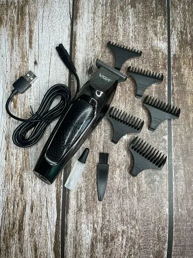 Аккумуляторный триммер для бороды и окантовки VGR V-030 - фото 4