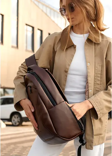 Рюкзак унисекс Sambag Zard LZN шоколадный 46 х 28 х 13 см (25000020) - фото 6