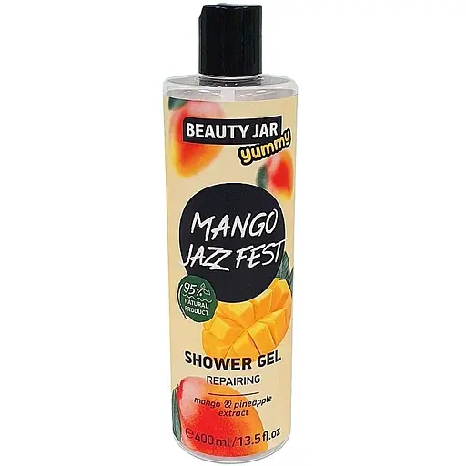 Відновлювальний гель для душу Beauty Jar Yummy Mango Jazz Fest Shower Gel 400 мл - фото 1