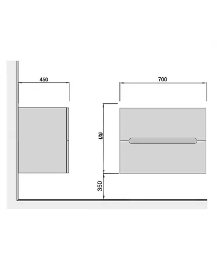 Тумба Мойдодир Octavio 70-A під умивальник/стільницю Білий - фото 6