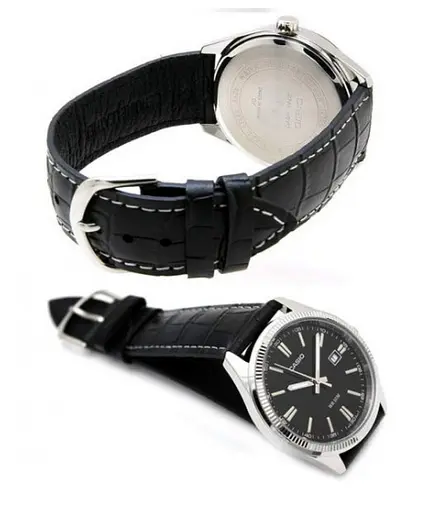 Годинники наручні чоловічі на шкіряному ремінці оригінальні Casio Collection MTP-1302PL-1AVEF (модуль №2784) - фото 5