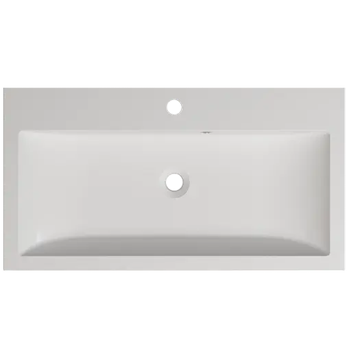 Раковина матовая накладная Amidicon Laguna 80 800x430 из литого камня LAGUNA_80_MAT, Белый матовый - фото 4