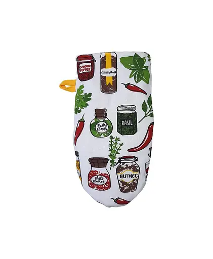 Рукавичка Прованс Специи, 30х16 см, белый с желтым (21884) - фото 2