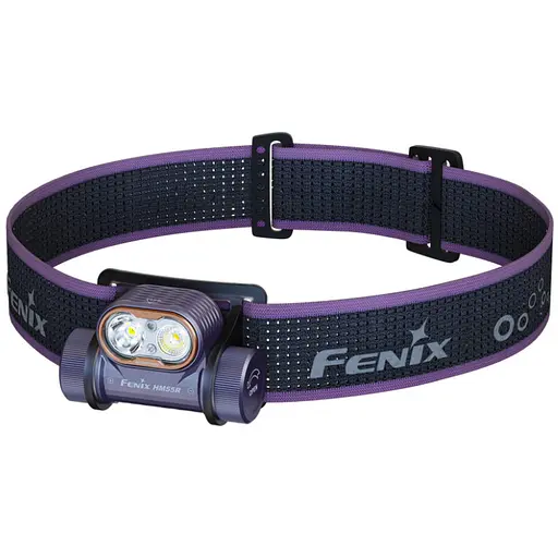 Фонарь налобный Fenix ​​HM55R, фиолетовый