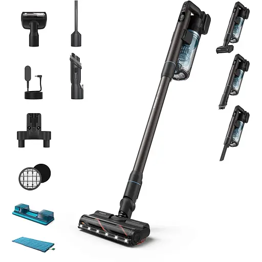 Пилосос Philips Aqua Series 7000 бездротовий чорно-блакитний (XC7163/01)