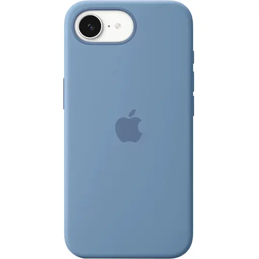 Чехол Silicone Case with MagSafe для Apple iPhone 16e Winter Blue AAA [138727]