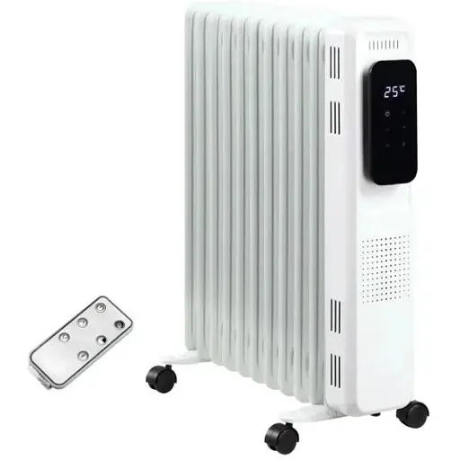 Масляный обогреватель Metier 2.0 кВт площадь обогрева 20 кв.м белый Wi-Fi (ORE2000-9RC) - фото 2