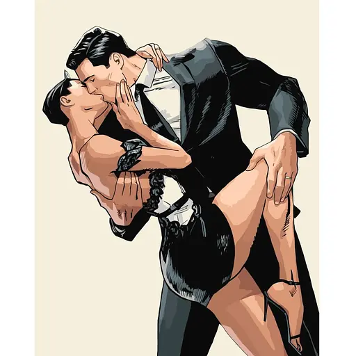 Картина за номерами Art Craft Поцілунок по той бік ночі 40х50 см (16142-АС) - фото 2