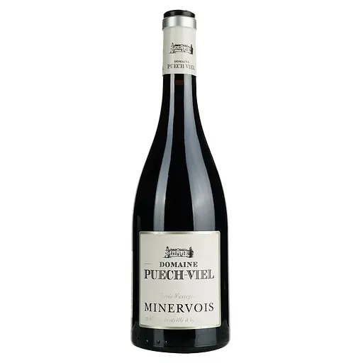 Вино Domaine Puech-Viel Rouge 2021 AOP Minervois, червоне, сухе, 0,75 л - фото 1