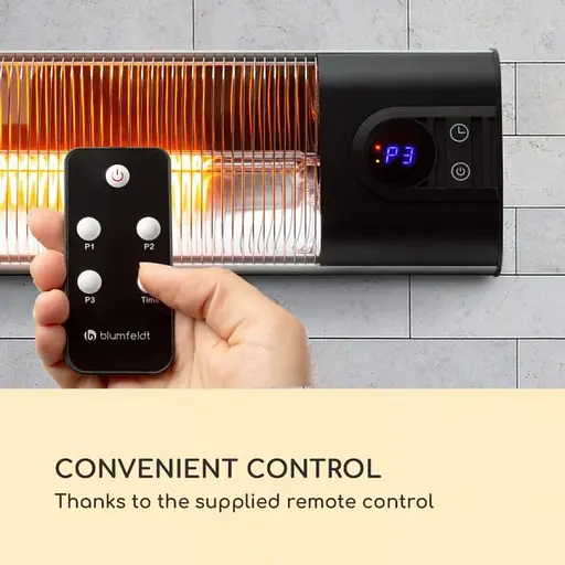Инфракрасный обогреватель Blumfeldt Silver Bar 3000 (10034206) - фото 4