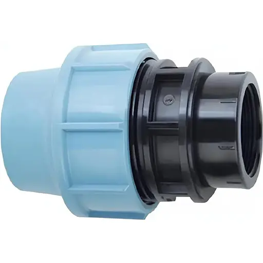 Муфта перехідна Сантехпласт ПНД пластикова 32 мм на 1/4" - фото 1