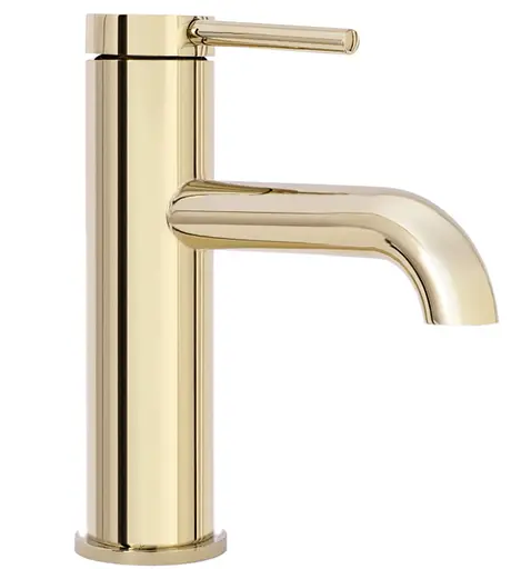 Змішувач для умивальника Rea Spot низький gold REA-B2014 Золотий - фото 1