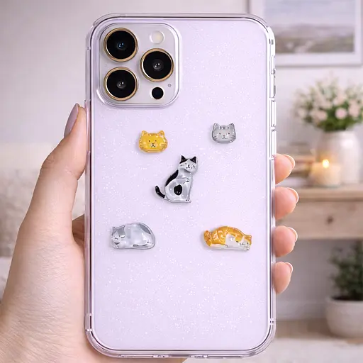 Набір 3D-наліпок Tiki Wiki Crystal Тікі котики (51429) - фото 4