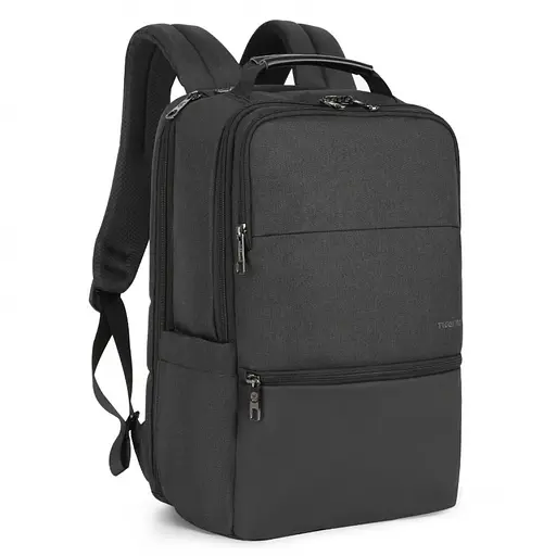 Рюкзак міський розширюваний Tigernu T-B3905 38л з USB для ноутбука 19" Black (17055)
