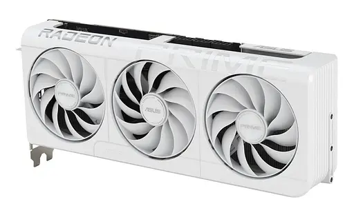 Видеокарта ASUS AMD Radeon RX 9070 XT 16GB Prime OC WHITE (PRIME-RX9070XT-O16G-WHITE) (GDDR6, 256 bit, PCI-E v5.0 x16) - фото 6