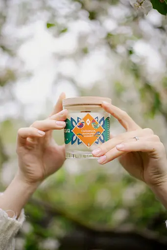 Свічка Сміються, плачуть солов'ї Мініатюри 130 мл Соєвий віск - фото 4