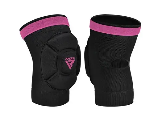 Наколінники спортивні RDX HOSIERY KNEE FOAM K5 BLACK/PINK-S (пара) (HYP-K5BP-S) - фото 3
