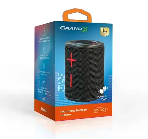 Портативна колонка Bluetooth 5.3 Grand-X BTS10-DB 5Вт - фото 3