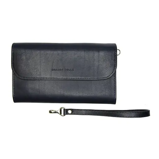 Чоловічий шкіряний клатч GRANDE PELLE 22.5х13х4 см sum0026204 - фото 1