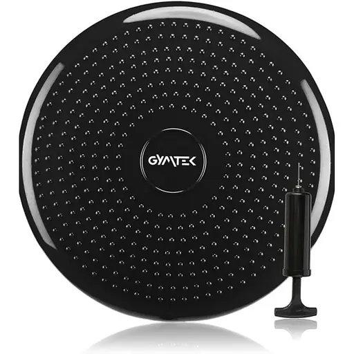 Балансировочная подушка Gymtek черная + насос - фото 2