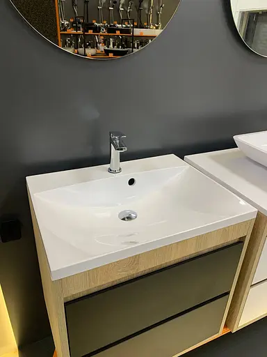 Раковина Adamant умывальник Emil искусственный камень прямоугольная - фото 2