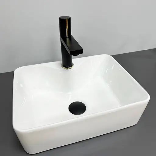 Умивальник VBI Forli S white накладний VBI-011101, Білий - фото 3