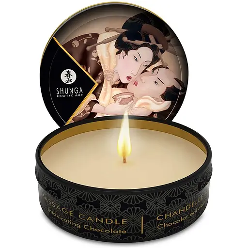 Масажна свічка Shunga Mini Massage Candle - Intoxicating Chocolate (30 мл)