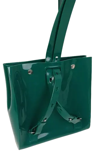 Женская каучуковая сумка-рюкзак трансформер Zaxy Closer Bag зеленая sum0028700 - фото 7