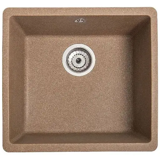 Гранітна кухонна мийка Romzha Mira U-400 Teracota (701) під стільницю - фото 1