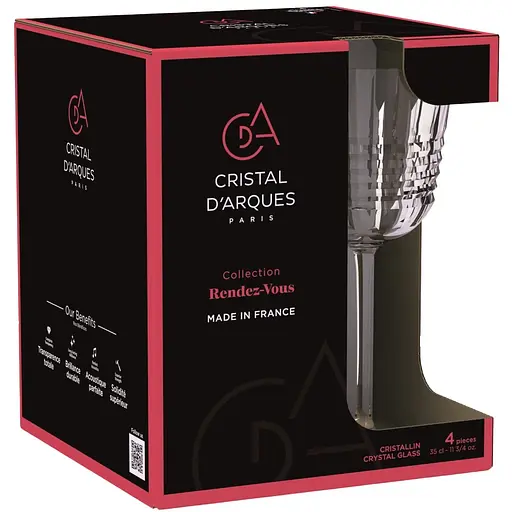 Келих CD'A Rendez-Vous 4 шт. х 350 мл (V7379) - фото 5