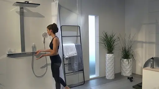 Душова система Hansgrohe Rainmaker Select Showerpipe 460 2jet з термостатом хром/білий 27109400, Хром - фото 3