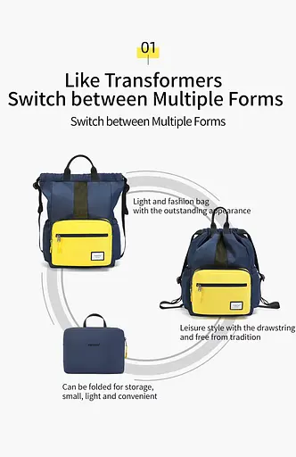 Рюкзак Tigernu T-S8511 14" черный with Wine - фото 3