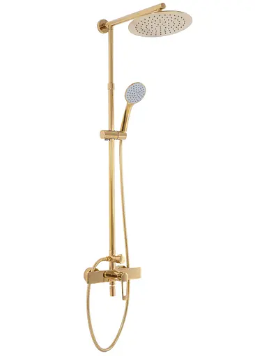 Душовя система Rea Aldi з виливом gold REA-P8802, Золотий - фото 6