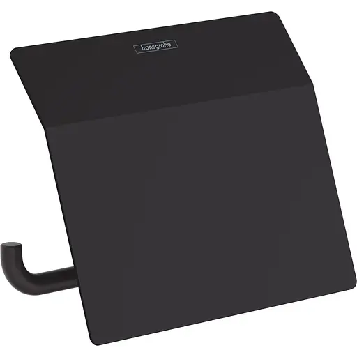 Держатель туалетной бумаги Hansgrohe AddStoris закрытый Matt Black 41753670 Черный матовый - фото 1