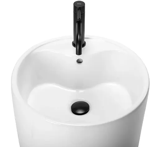 Умивальник Rea Anya підлоговий білий REA-U6503, Білий - фото 2