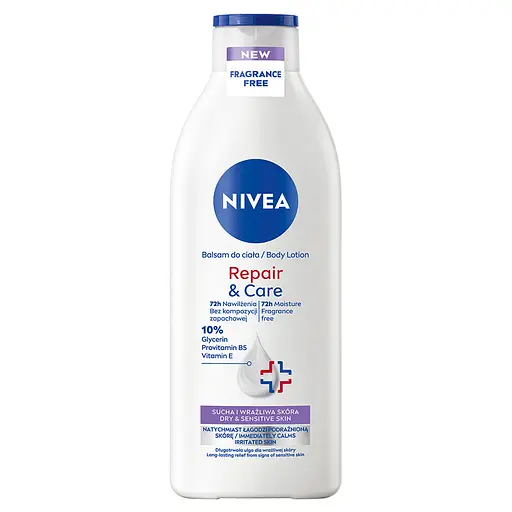 Лосьйон для тіла Nivea Відновлення та догляд для сухої та чутливої шкіри 400 мл
