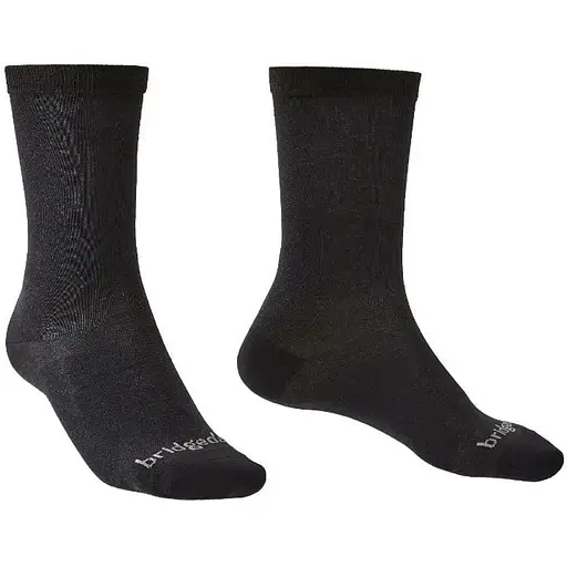 Носки Bridgedale Liner Coolmax Boot 2pr pk Black S (1053-710539.846.S)