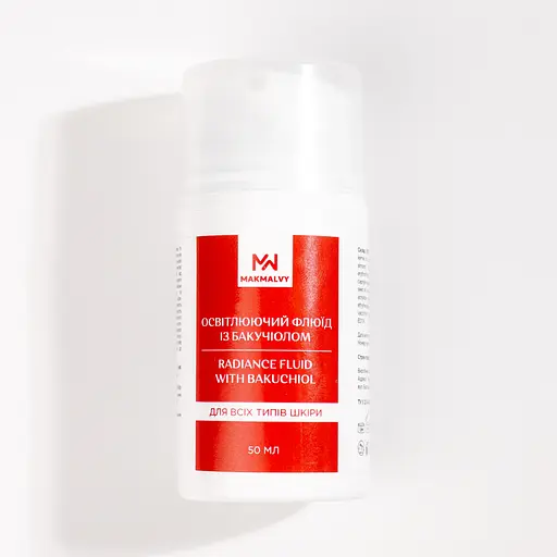 Осветляющий флюид для лица с бакучиолом Mak Malvy 50 мл - фото 2