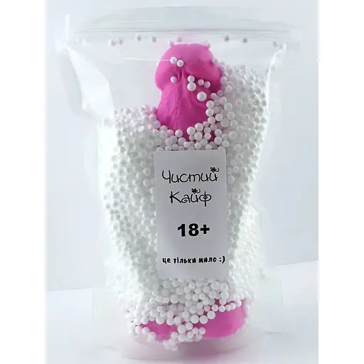 Крафтове мило-член із присоскою Чистий Кайф Violet Size XL - фото 2