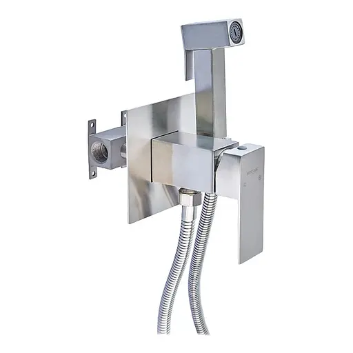 Гігієнічний душ прихованого монтажу Mixxus KUB-333 MI6039, Нержавіюча сталь - фото 1