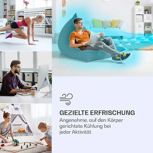 Охолоджувач повітря Klarstein Skyscraper Ice Smart 4-в-1 (10040205) - фото 3