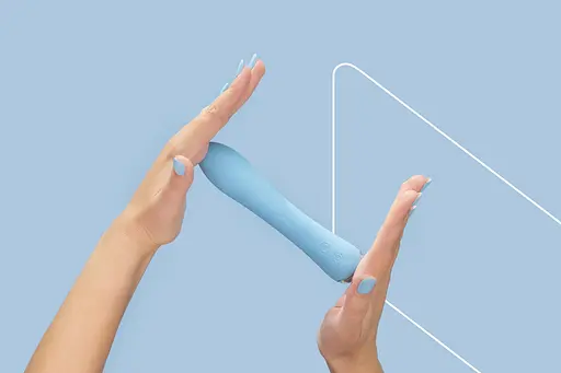 Вибратор FairyGasm WowGenie, 17,5 см (голубой) - фото 5