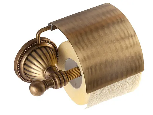 Держатель для туалетной бумаги Kugu Hestia antique 911A Бронза - фото 2