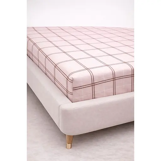 Простирадло на резинці Ecotton фланель Pink 90х200 см (25572)