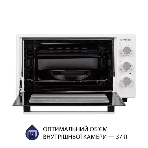Электрическая печь Minola FOE 3714 WH - фото 2