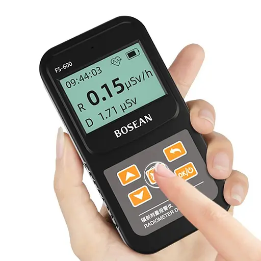 Дозиметр радіометр побутовий, лічильник Гейгера - прилад для вимірювання радіації Bosean FS-600 (100818) - фото 4