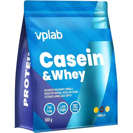 Протеиновая смесь VPLab Casein & Whey Vanilla 500 г